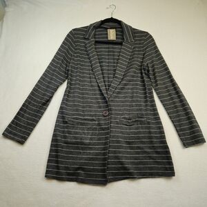 Dolan Striped Gray Blazer Size S